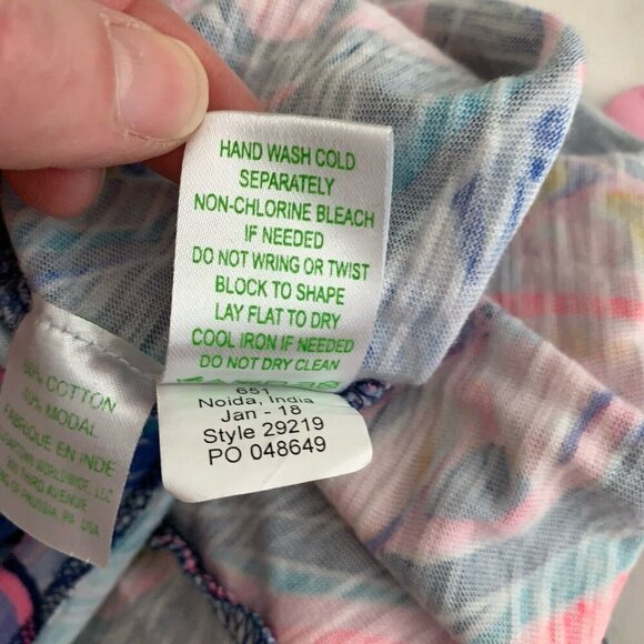 Lilly Pulitzer Del Lago Printed Flounce Sleeve Romper Size XS - Picture 11 of 12